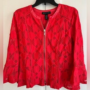 INC Peplum Jacket - Petite Size Large